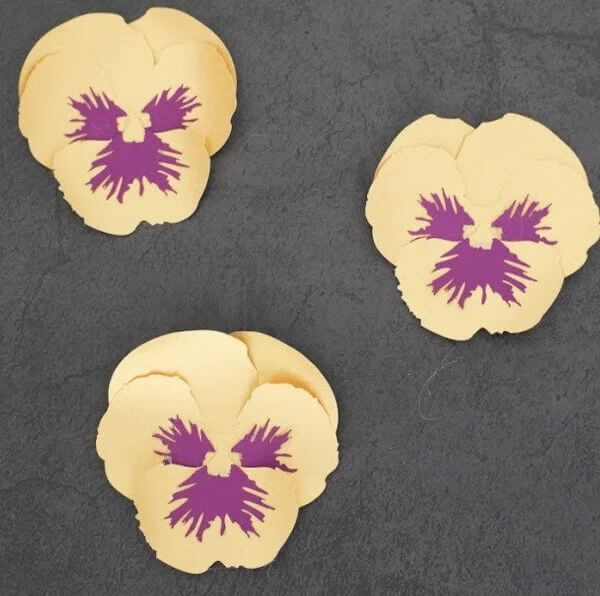 DIY Origami Paper Pansy Flower Craft