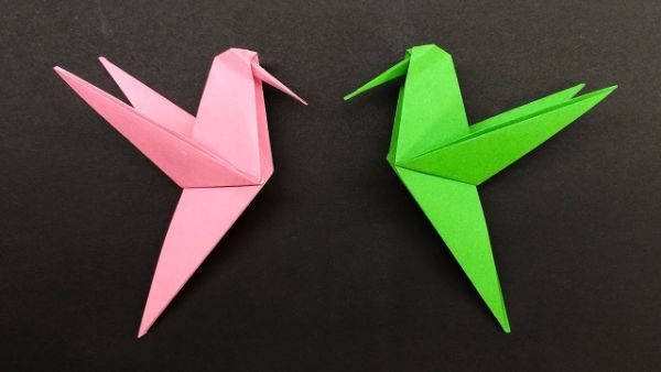 How To Make An Easy Origami Hummingbird For Kids