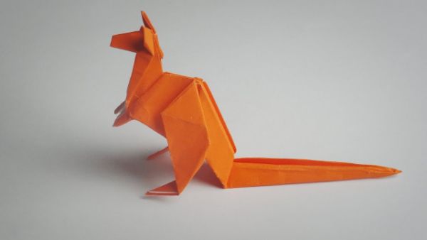 How To Make An Easy origami Kangaroo Tutorial With Kids