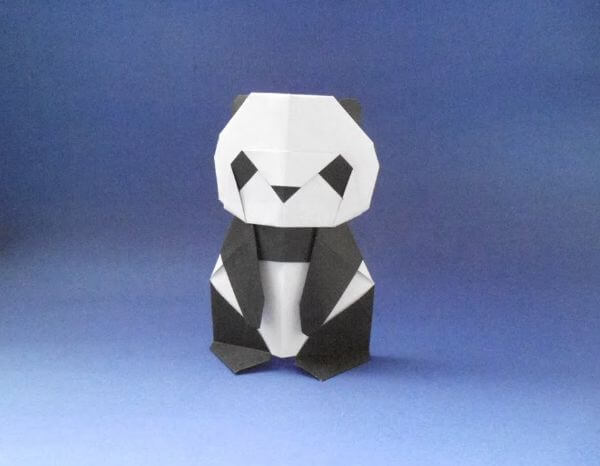 How To Make An Easy Origami Panda Video Tutorial For Toddlers