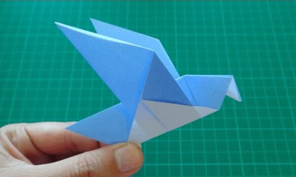 How To Make Easy Origami Pigeon Bird