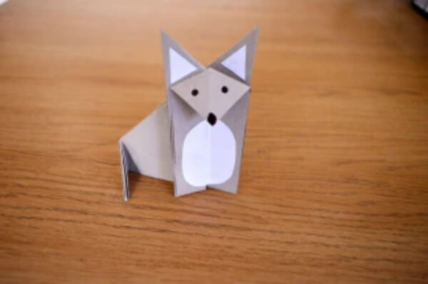 How To Make An Origami Wolf With Kids How To Make Easy Origami Wolf Craft