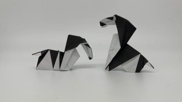 Easy Origami Zebra Animal Craft Tutorial