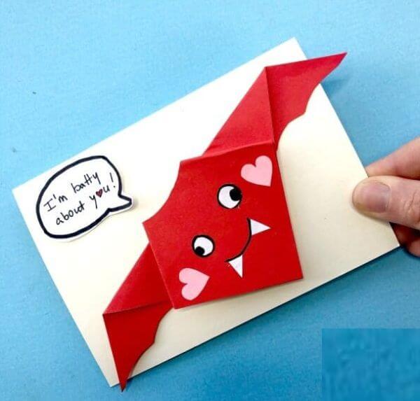 How To Make An Origami Bat For Valentine’s Day Ideas That Kids Can Make
