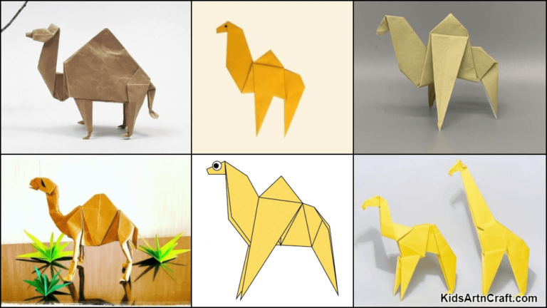How To Make An Origami Camel With Kids - Kids Art &amp; Craft