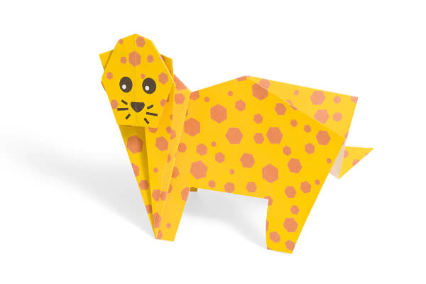 How To Make Origami Cheetah Step by Step  