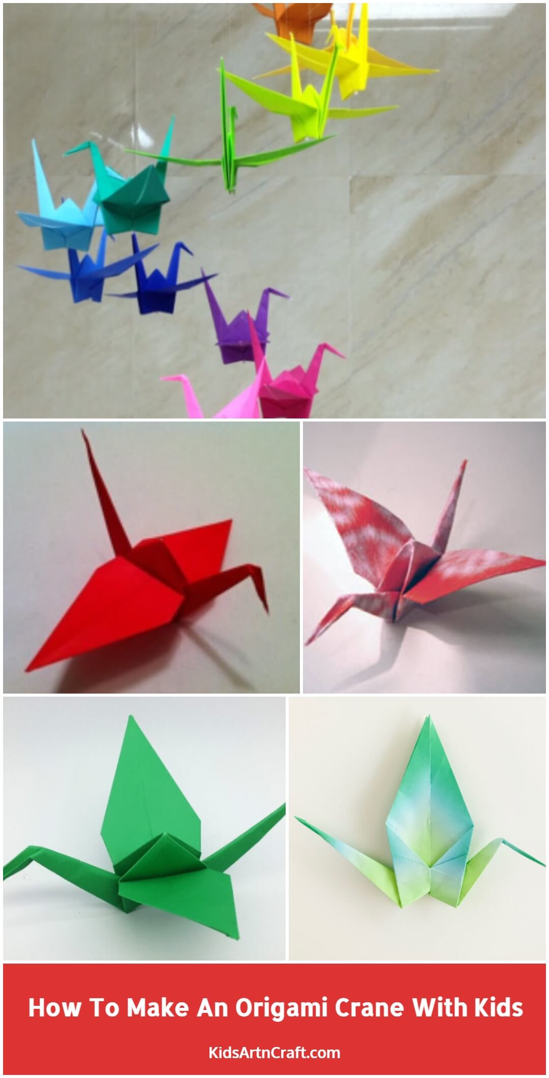 How To Make An Origami Crane With Kids