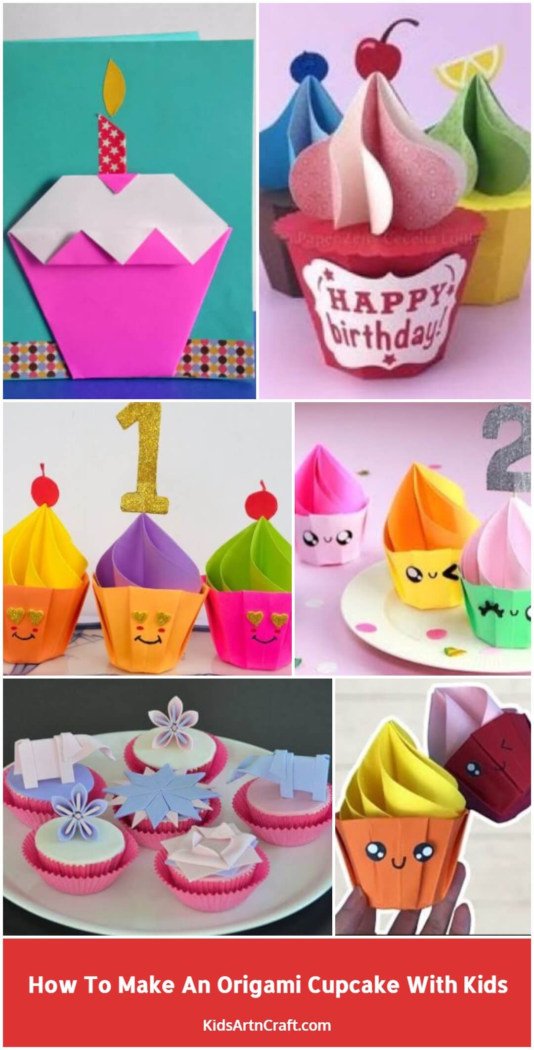 How To Make An Origami Cupcake With Kids