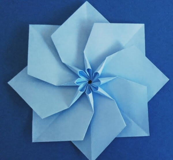How To Make Origami Dahlia Tutorial With Kids