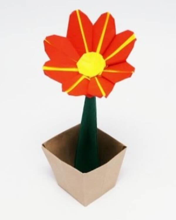 Origami Daisy Flower Instructions Step By Step