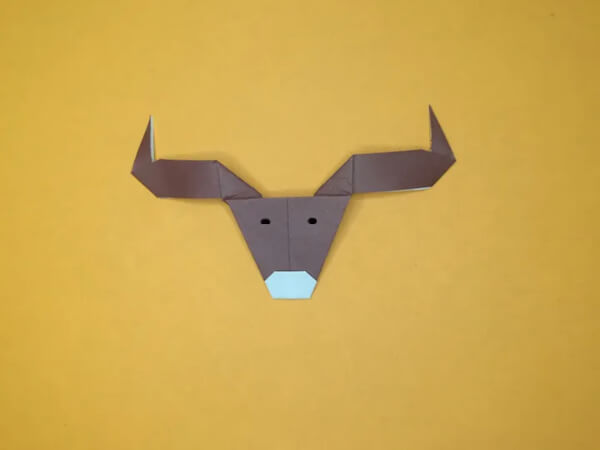 How To Make An Origami Deer Head Instructions How To Make An Origami Deer With Kids