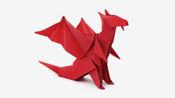 Origami Dragon Crafts Tutorial