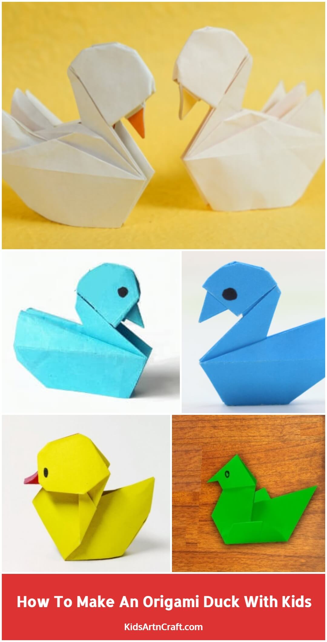 How To Make An Origami Duck With Kids