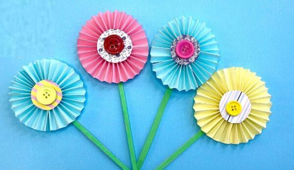 Origami Flower Craft Step by Step