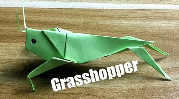 Origami Grasshopper Art Out Of Paper