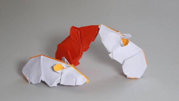 How To Make An Origami Hamster With Kids Origami Hamster Tutorial