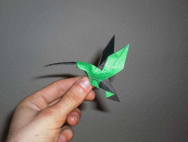 Origami Hummingbird Craft Step By Step