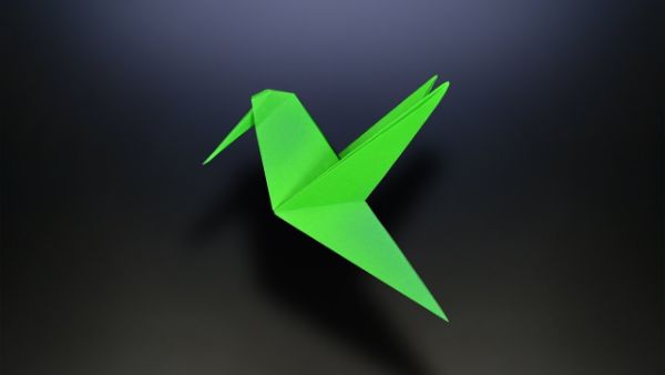 Origami Hummingbird Instruction For Beginners
