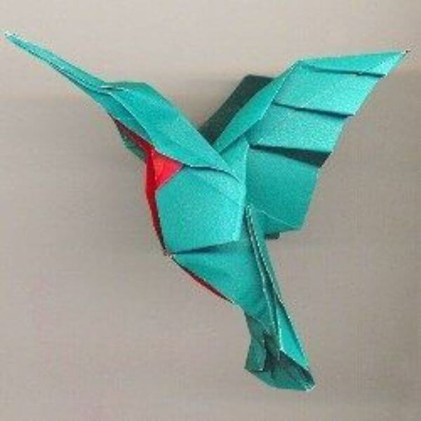 How To Make Origami Hummingbird Instructions