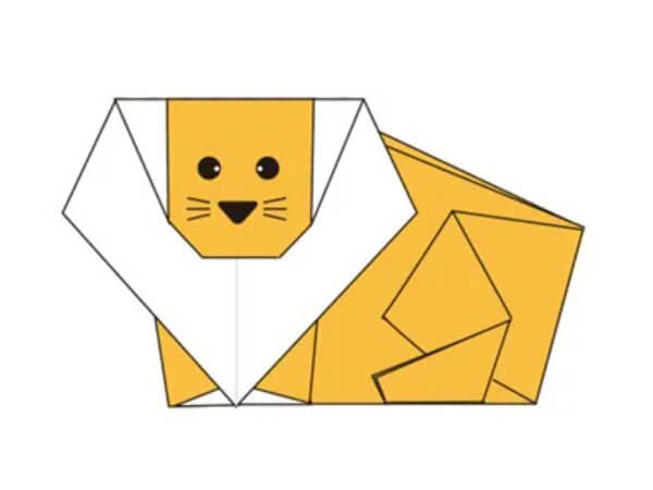How To Make An Origami Lion With Kids Step By Step Origami Lion Instructions