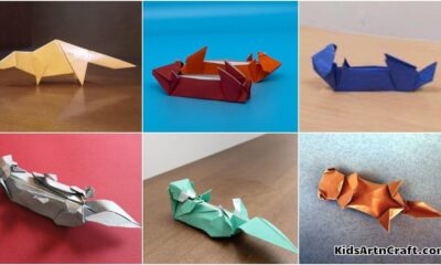 How To Make An Origami Otter With Kids