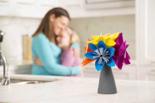 How To Make An Origami Paper Flower For Mother’s Day