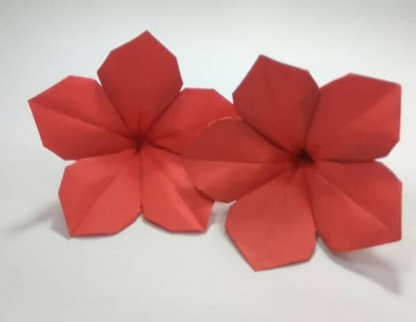 How To Make An Origami Petunia Flower Craft Tutorial With Kids