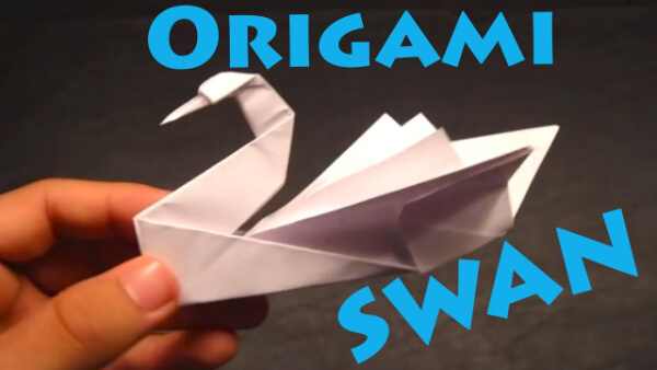 How To Make An Origami Swan With Kids Easy Instructions For Origami Paper Swan