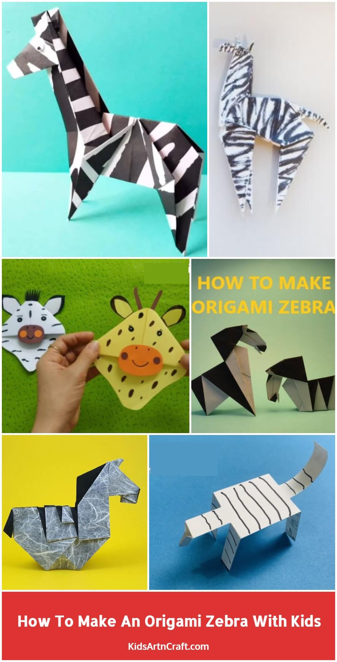 How To Make An Origami Zebra With Kids