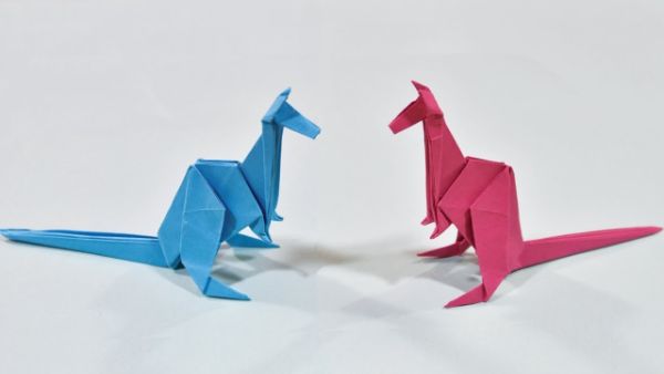 How To Make Paper Origami Kangaroo Crafts
