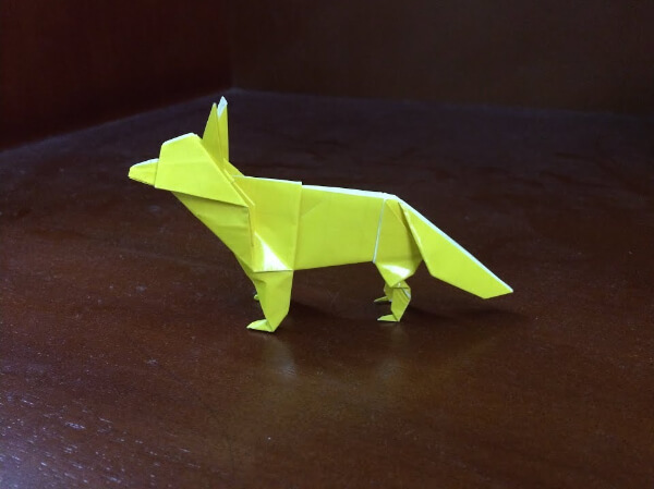 How To Make An Origami Wolf With Kids How To Make Paper Wolf Craft