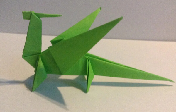 How To Make An Origami Dragon With Kids Simple Origami Dragon Ideas For Kids