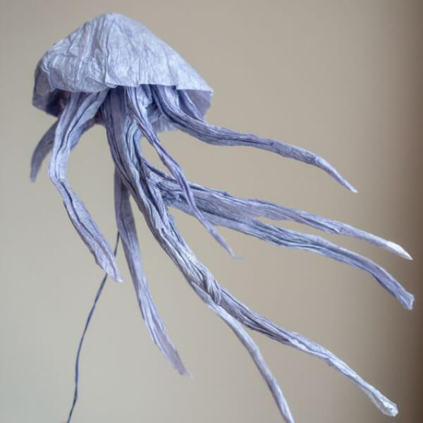 How To Make An Origami Jellyfish With Kids Simple Origami Jellyfish Craft Ideas For Kids