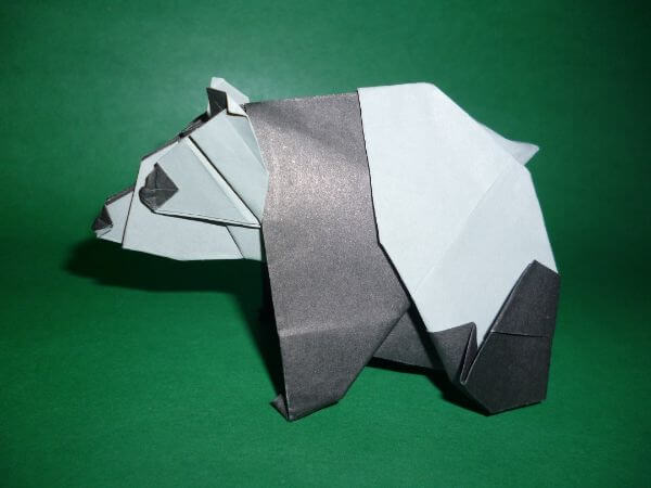 Simple Origami Panda Instructions For Kindergarten