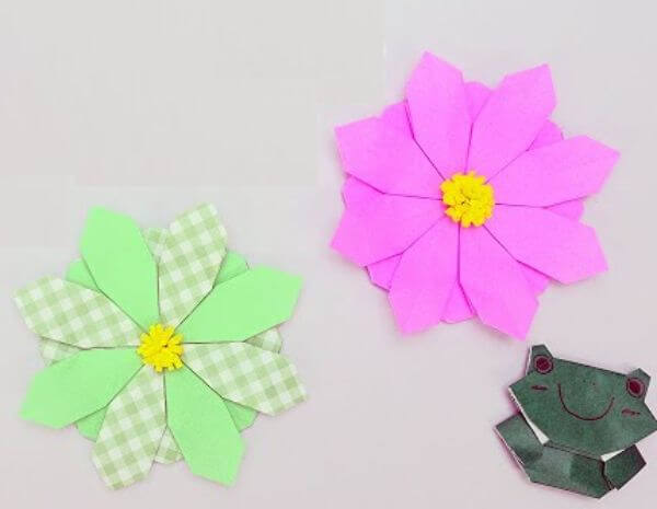 How To MaKE aN Simple Origami Paper Daisy Flower Tutorial Step By Step for kids