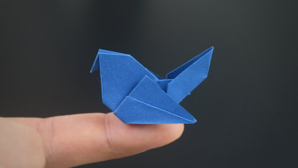 How To Make An Origami Pigeon With Kids Simple Origami Pigeon Paper Craft Instructions