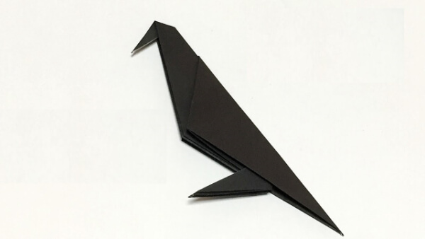 How To Make An Origami Crow With Kids Easy Origami Bird Crow Tutorial Step By Step