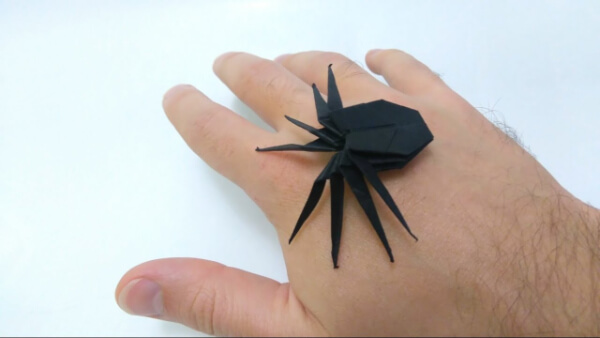 Cute Paper Spider For Kindergarten
