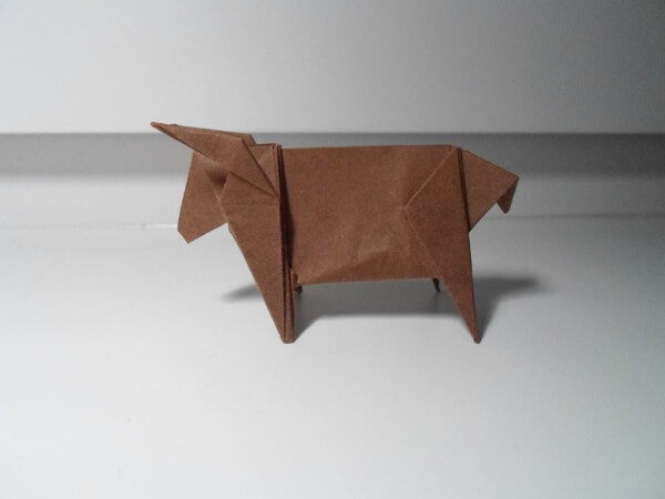 How To Make Easy Buffalo from Origami Paper