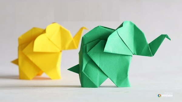 How To Make Easy Origami Elephant Craft