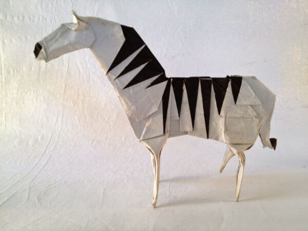 How To Make An Easy Origami Zebra Instruction For Kids