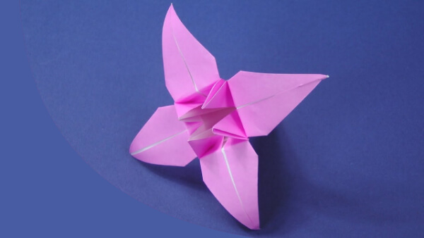 How To Make An Origami Lily With Kids How To Make Lily Flower Origami