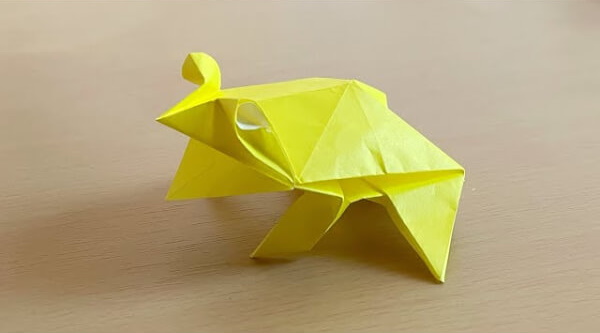 How To Make An Origami Toad With Kids How To Make Little Origami Toad Video Tutorial