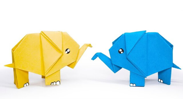 How To Make Origami 3D Elephant