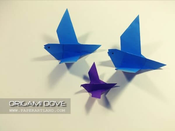 How To Make Origami Bird Dove Craft