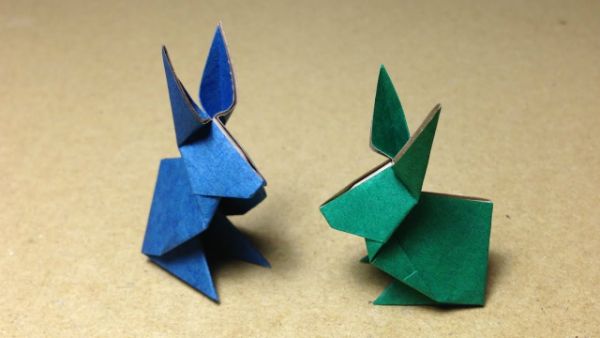 How To Make Origami Cute Rabbit with kids
