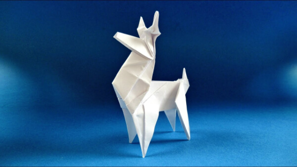 How To Make Origami Deer Craft With Paper How To Make An Origami Deer With Kids