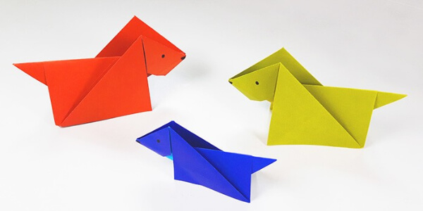How To Make Origami Dog How To Make An Origami Dog With Kids