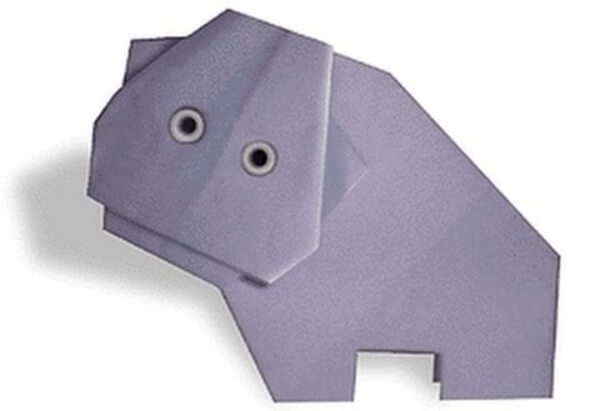 How to Make Origami Hippopotamus Animal How To Make An Origami Hippo With Kids