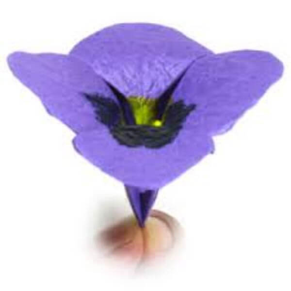 How TO Make Origami Pansy Flower Tutorial